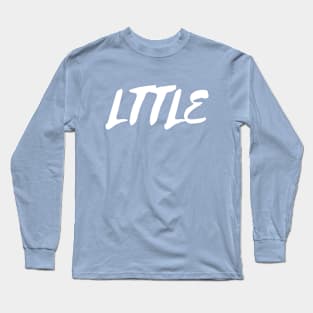 LTTLE - White Logo Long Sleeve T-Shirt